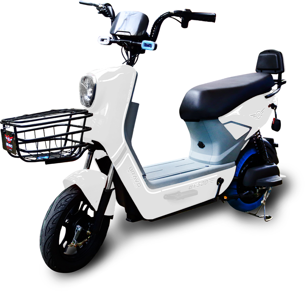 BRAVO SCOOTER ELECTRICO 500W BLANCO