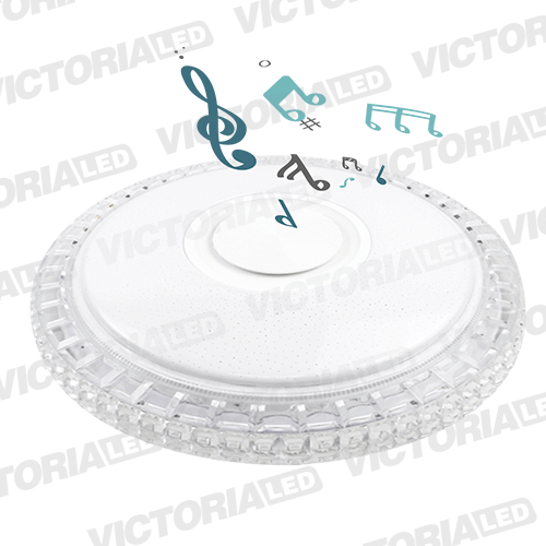 PANEL PARLANTE SOBREPUESTO 36W RGB BLUETOOTH + CONTROL