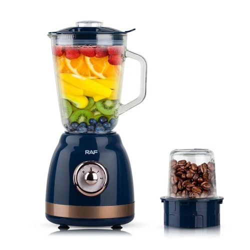 RAF LICUADORA 400W 5V VIDRIO 1500ML 110V BLUE