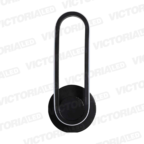 [APV45] APLIQUE DE PARED IP20 12W 3000K NEGRO 330*120MM AC85-265V