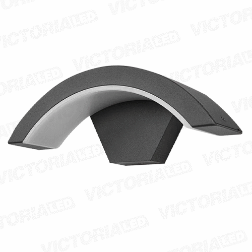 APLIQUE DE PARED IP65 18W 3000K NEGRO 293*100MM AC85-265V