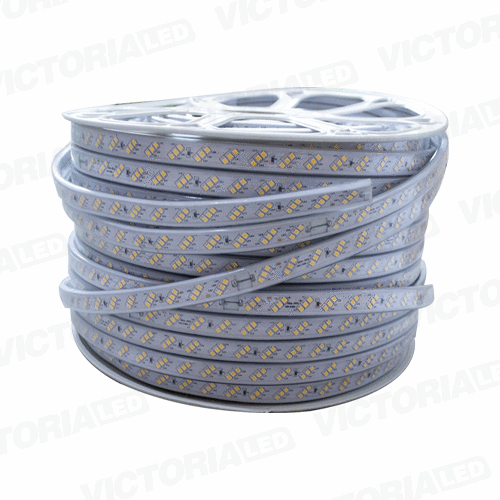 [EL-2835 6500K] EVA MANGUERA LED 2835 3 LINEAS 12MM 8W/M 110V BLANCO