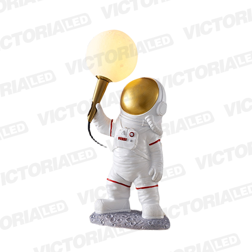 [LC-1540] LAMPARA DECORATIVA 1*GU9 RESINA BLANCO