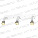 LAMPARA DECORATIVA 3*GU10 METAL BLANCO