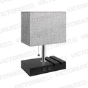 LAMPARA DECORATIVA DE MESA 1*E26 USB