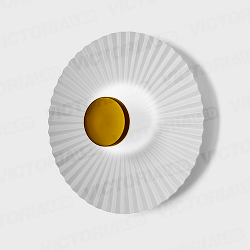 [*LC-1301-BL] LAMPARA DECORATIVA DE PARED LED METAL DORADO