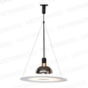 LAMPARA DECORATIVA DE TECHO 1*E27 METAL CHROME