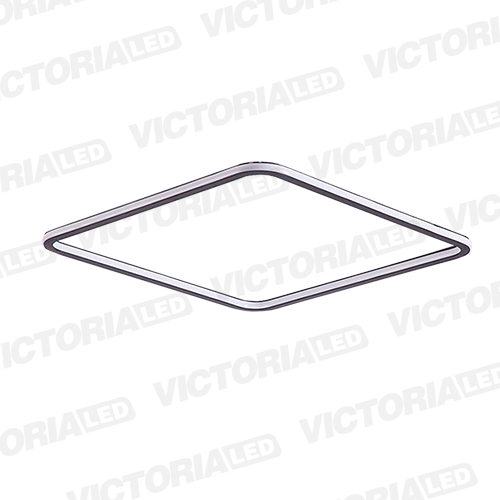 [SD002-2 BLACK] LAMPARA DECORATIVA DE TECHO LED METAL/ACRILICO BLACK