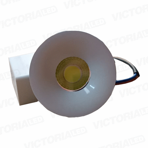 [SL3WR GREEN] OJO DE BUEY 3W GREEN REDONDO BLANCO