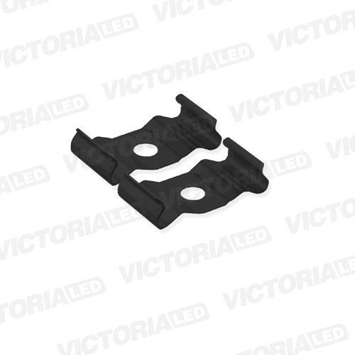 [VL-P402 NEGRO] PERFIL NEGRO ALUMINIO 3M RIO ACC CLIPS DE MONTAJE
