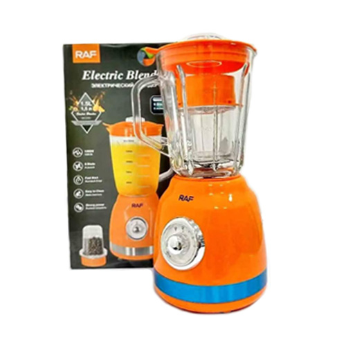 [R92826 ORANGE] RAF LICUADORA 400W 5V VIDRIO 1500ML 110V ORANGE