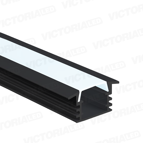 [VL-P71 NEGRO] PERFIL NEGRO ALUMINIO 3M JORDÁN