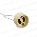 PORTALAMPARA PORCELANA GU10