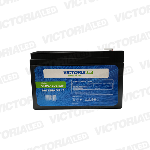 [VLBV-12V7.5AH] BATERIA VRLA PLOMO ACIDO 12V 7.5AH
