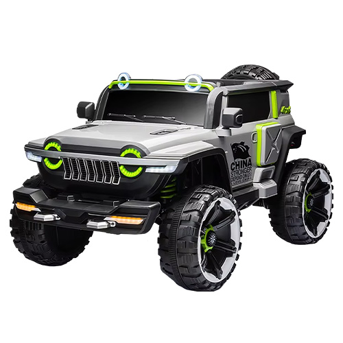 [BJ1166 GRIS] JUGUETE CARRO DE BATERIA C/R GRIS