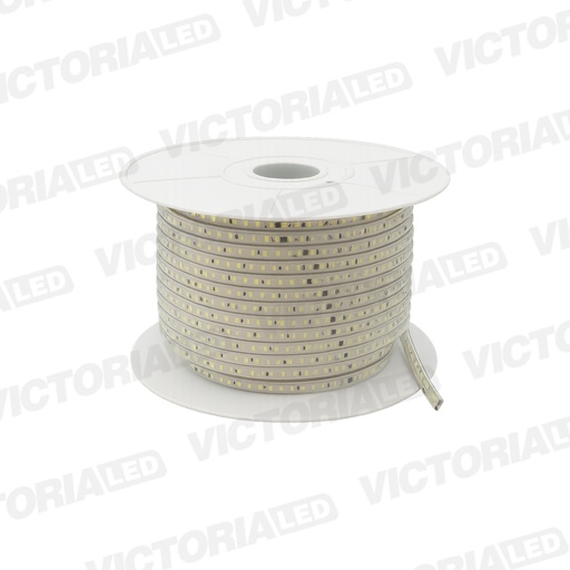 [E-CLR110V 6500K] CINTA LED 100MT CON RECUBRIMIENTO PLASTICO 110V IP66 6500K